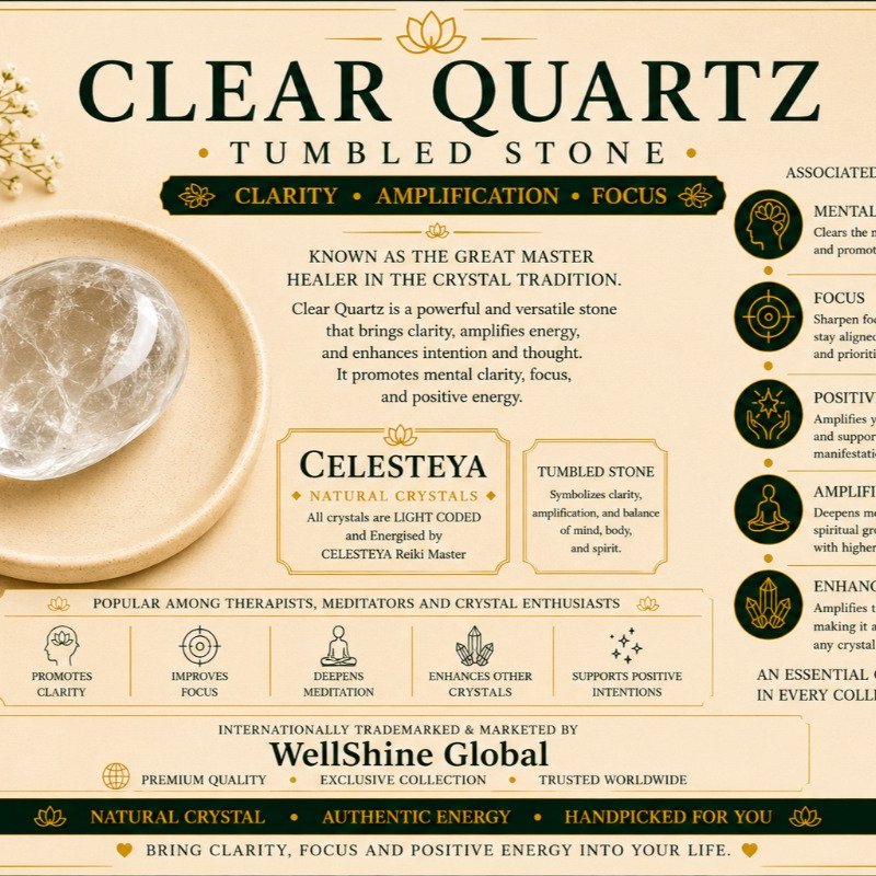 Clear quartz // Clear quartz Bracelet