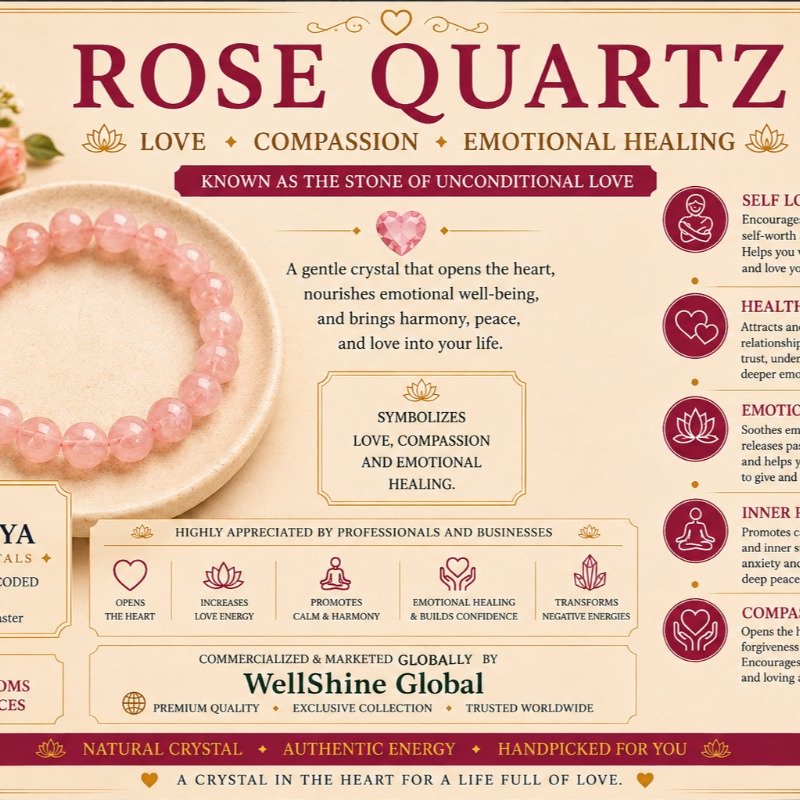 Rose quartz // Rose quartz bracelet